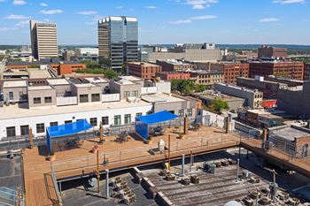 Rooftop patio